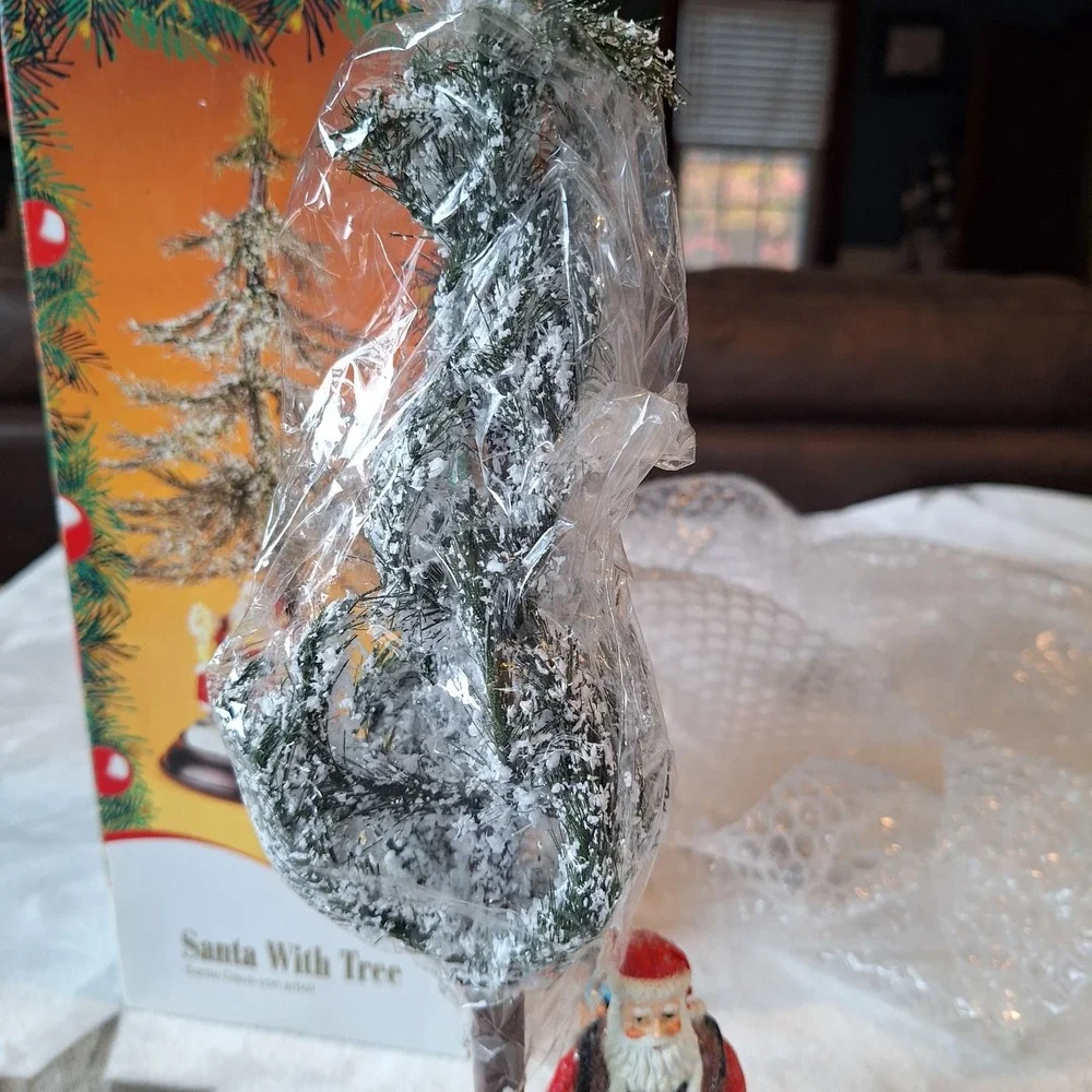 Vintage JC Penny Santa With Tree 13